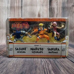 Read 2007 Mattel Shonen Jump Naruto Squad 7 action figure Sasuke Naruto Sakura.